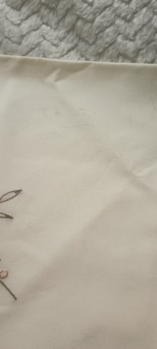 Vintage Set Of 12 Floral Embroidered 16 X 17 Napkins - Picture 8 of 21