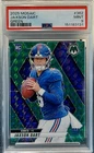 2025 Mosaic Jaxson Dart Rookie Card #362 GREEN Prizm 🟢PSA 9 Mint🟢 RC Giants