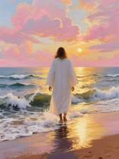 Jesus Paint by Numbers Kit for Adults, Easy Christian Adult Paint