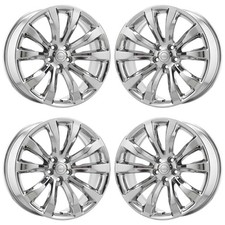 20 Chrysler 300 Rwd Bright Chrome Wheels Rims Factory Oem Set 2540 Exchange