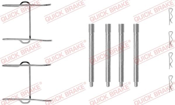 Quick Brake ZubehöRsatz, Scheibenbremsbelag Vorne Hinten FüR Ford Renault-image