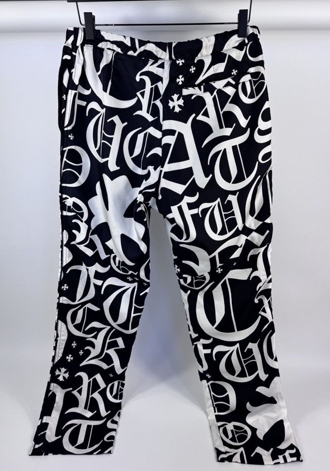 Rare Chrome Hearts Logo Print Silk Pants in Size Large image 2