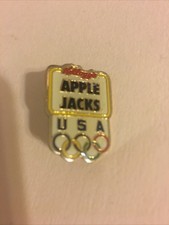 Olympic Pin Kelloggs Cereal Apple Jacks Collectible USA