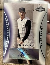 2006 Topps Co-Signers - Solo Sigs Clint Barmes #SS-CB (AU)