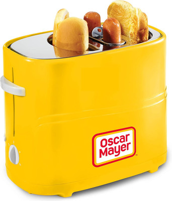 Tostadora Oscar Mayer 2 Salchichas Pan Pinzas Pollo Pavo Vegano Chorizo Amarillo