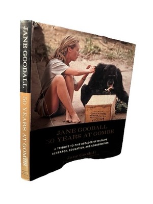 Jane Goodall: 50 Years at Gombe RARE SIGNED BY GOODALL