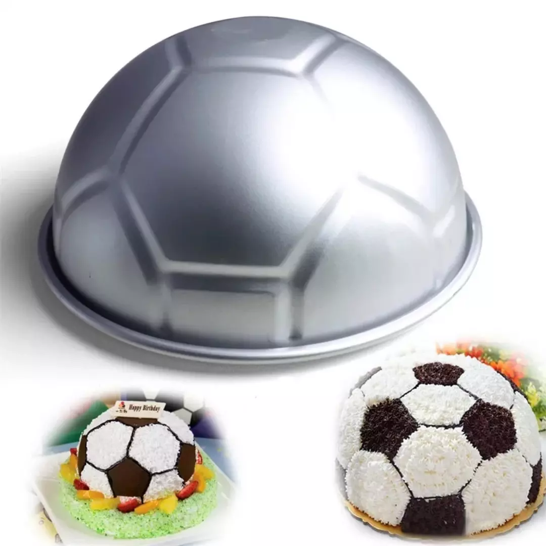 Bake Perfect Soccer-Themed Cakes with our Football Cake Pan 3D Aluminum  Mold