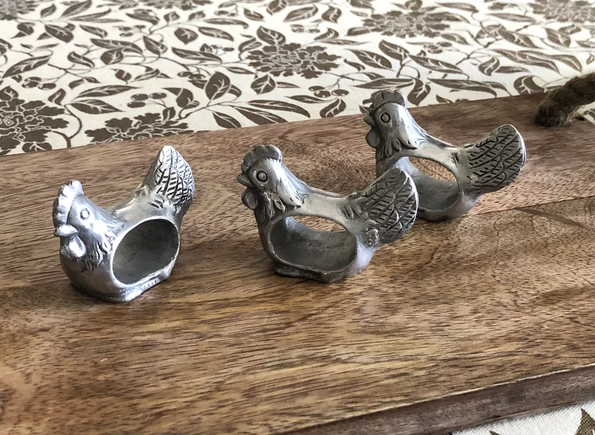 Chicken clearance napkin rings