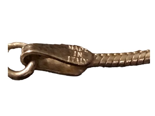 Vintage Sterlingsilber & Halbedelstein Geburtsstein Mutter Babys Hund Halskette 30" - Bild 3 von 6