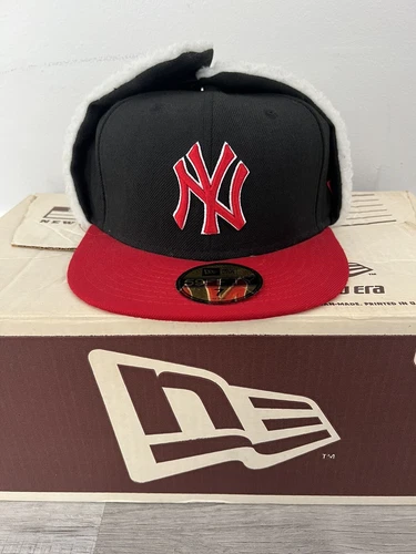 Vintage 2000’s New York Yankees Dog Ears New Era Fitted Hat Size 7 5950 Ear Rare