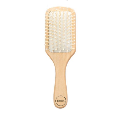 Natural Wooden Hair Brush with Bamboo Paddle, for Women, Men and Kids - 第 1/10 張圖片