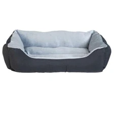 Petmate Blue/Gray Petal Print Pet Bed