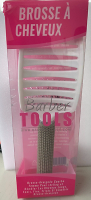 Barber Tools Hair Brush Spinne – Große Profi-Bürste Mit Nylon- & Wildschweinborsten, Ergonomischer Griff, Für Gesundes Haar