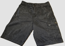 Vans Boys Cargo Shorts Size 16 Black Preowned