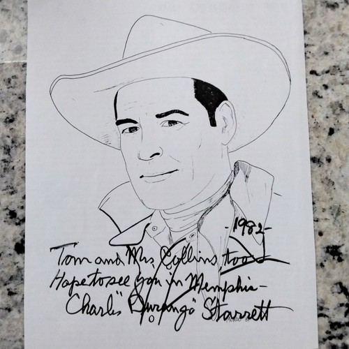 Charles Durango Starrett SIGNED Photo Book 30s Movie Actor Westerns Cowboy Star - Picture 2 of 10