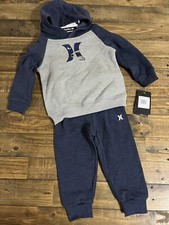 HURLEY Fleece 2-Piece Set - Hoodie  Joggers/Sweatpants 18 Months NWT