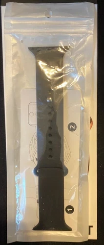 NEXT - Sportarmband Uhrenarmband für Apple Watch® 42mm und 44mm - Schwarz - Bild 4 von 6