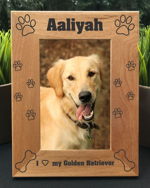 Personalized Engraved // Golden Retriever // Picture Frame eBay