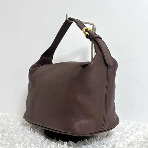 Vintage Old COACH 4145 Soho Bag/Handbag Shoulder Bag Dark Brown Leather Good - Picture 4 of 8