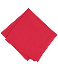  94 Bar Iii Men'S Solid Red Handkerchief Classic Pocket Square Hanky