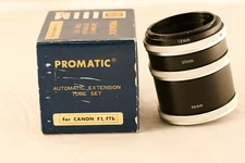 [MINT] Promatic Extension Tubes for Canon FD Mount