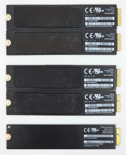 LOT DE 5 - 128 Go disque SSD semi-conducteurs pour MacBook Air A1370 A1369 2010 2011 - Photo 1/1