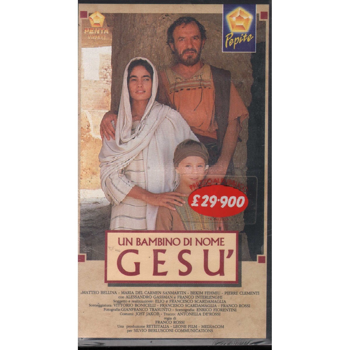 Un Bambino Di Nome Gesù VHS Franco Rossi Univideo - 1300104 Sealed