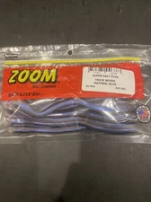 Zoom Original Trick Worm 6 1/2” Natural Blue