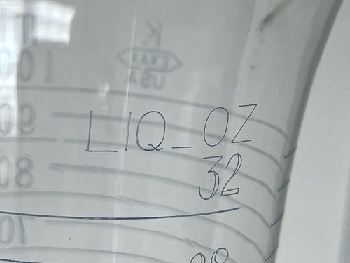 K EXAX USA 1000ml Graduated Glass Pharmaceutical Measuring Conical Beaker Spout - Picture 6 of 7
