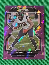 2021 Panini Prizm Laremy Tunsil Purple Ice 208/225 #34 Houston Texans SP Nice!