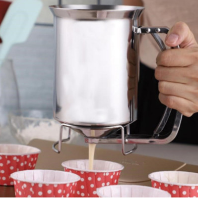 Pancake Batter Dispenser- Holds 3 Cups of Batter-For Baking Muffins And Cupcakes