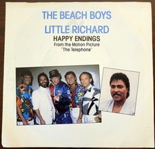 The Beach Boys & Little Richard Happy Endings Promotional 45 7-99392