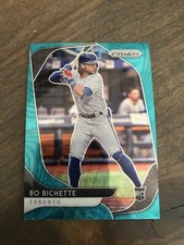 2020 PANINI PRIZM BASEBALL BO BICHETTE RC TEAL WAVE REFRACTOR BLUE JAYS No. 71