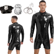 Men Outfits Party Suits Role Play Sets Badge Uniform Cosplay Costume Themed Hat