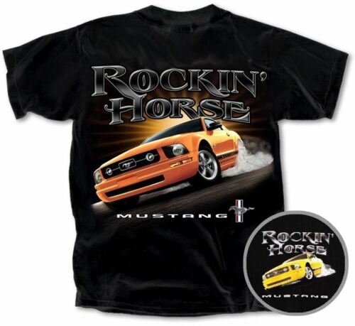 "Rockin Horse" Mustang T-Shirt - Fun 2005+ GT Mustang Item - FREE USA SHIPPING😎 - Picture 1 of 2
