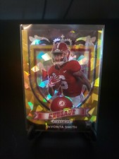 Devonta Smith 2021 Prizm Draft Picks Crusade Rookie Gold Cracked Ice. Eagles