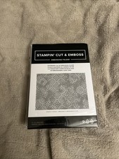 Stampin Up Embossing Folder Distressed Tile 3D