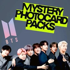 KPOP BTS Mystery Photocard Pack - 5 Official + Freebies!