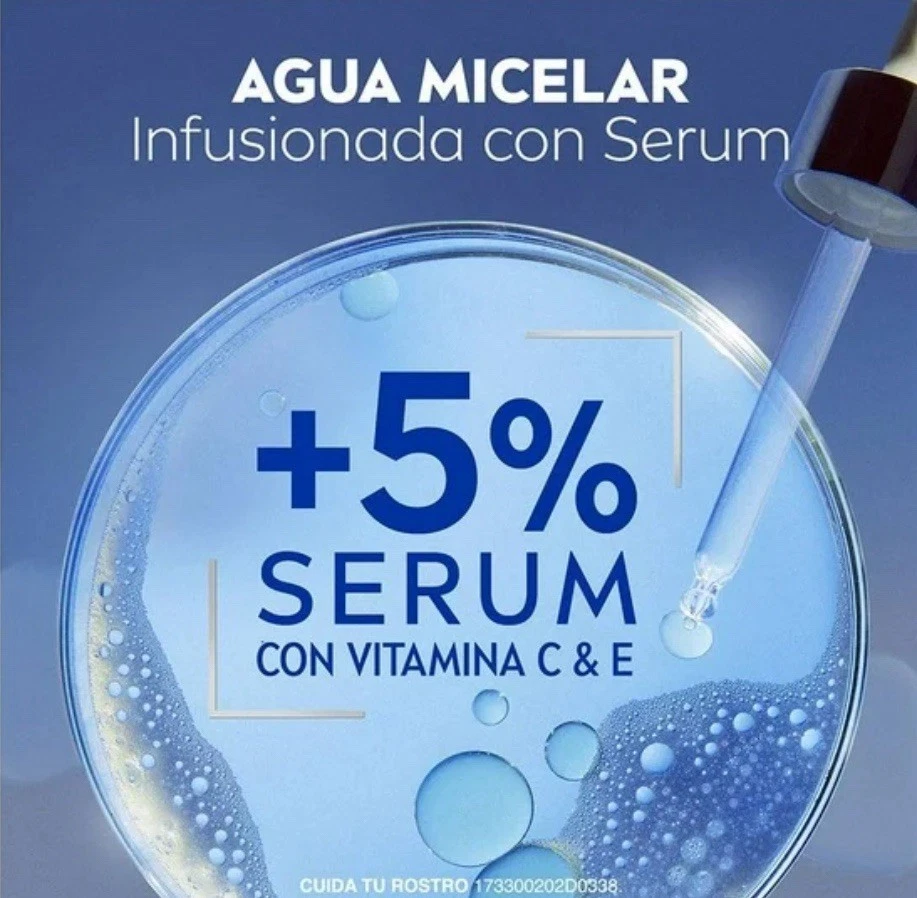 NIVEA AGUA MICELAR ILUMINADORA/MICELLAR WATER/400ML/VITAMIN C/REMOVES WATERPROOF - Image 3 of 4