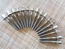 1980-90s VINTAGE LUDWIG ROCKER 16 RACK TOM-SNARE DRUM T-RODS B/W BADGE  L=2" USA