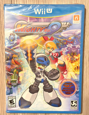 Mighty No. 9 Wii U NEW Sealed CIB w/ Manual & Double-Sided Poster 2016