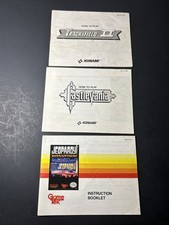 Castlevania - Authentic Nintendo NES Manual Instruction Booklet  Jeopardy Track