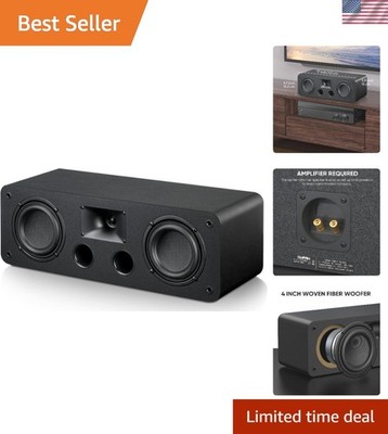 Crystal-Clear Audio Center Channel Speaker: Elevate Your Home Theater Experience