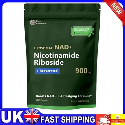 Liposomal NAD+Nicotinamide Riboside+Resveratrol Booster for Anti-Aging Energy 🔥