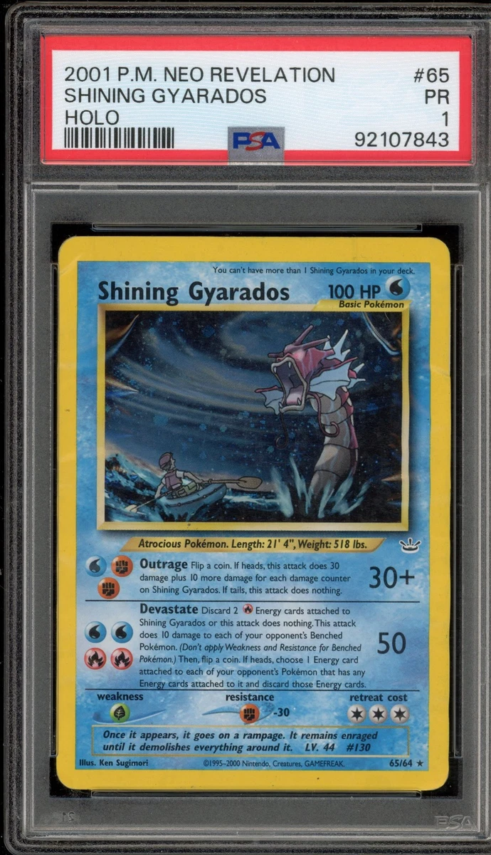 Shining Gyarados 65/64 Neo Revelation for sale | eBay