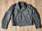 VTG WW2 1940's Military IKE Jacket Wool 38s With Patches 4th Infantry Staff SGT