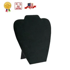 Novel Box Velvet Necklace Display Holder With Easel Stand
