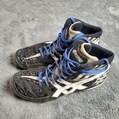 Asics Split Second Wrestling Shoes Mens 9 EU 41.5 Black Athletic Training 