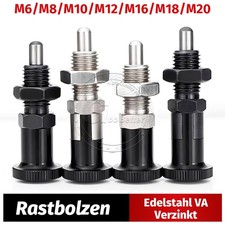 Edelstahl Rastbolzen Federriegel Normelemente Arretierbolzen mit Rastsperre