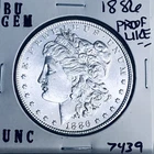1886 BU GEM MORGAN SILVER DOLLAR UNC MS+++ U.S. MINT RARE COIN 7439